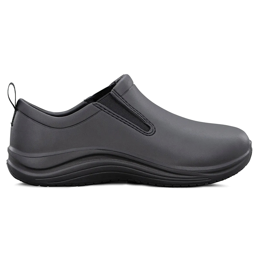 Shop Black Mens Lugz Sizzle Slip Resistant Soft Toe Work Shoes