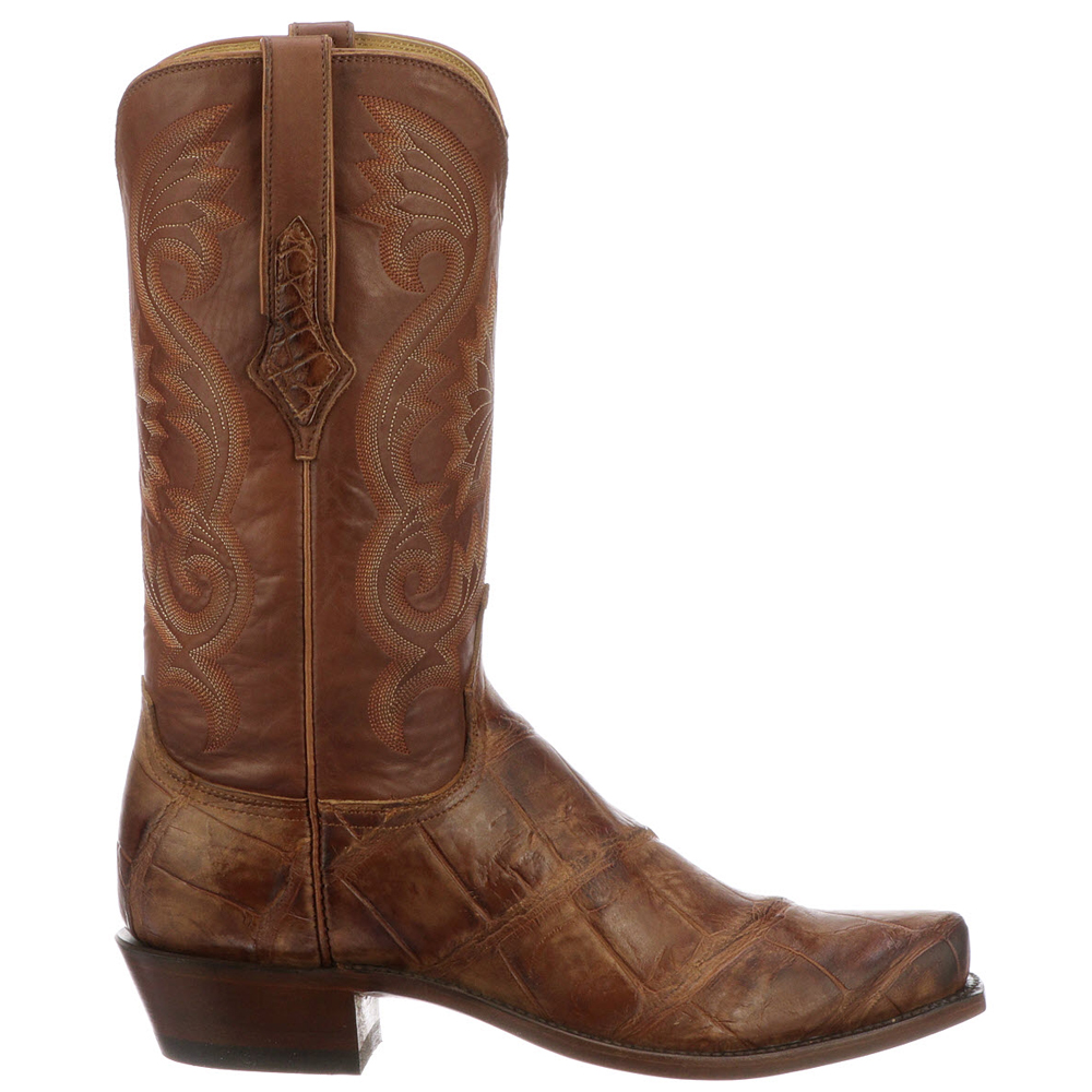 Lucchese Rio Alligator Leather Boots