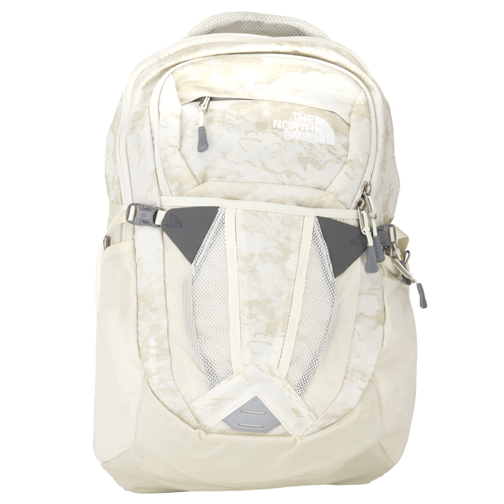 north face recon backpack white