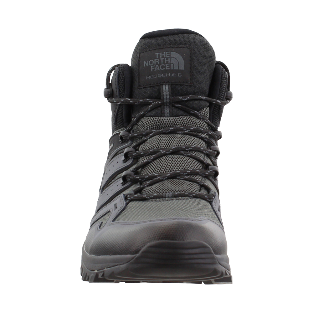 The North Face Hedgehog Fastpack II Mid Waterproof Hiking Boot Men's, TNF Black/Dark Shadow Grey, 12