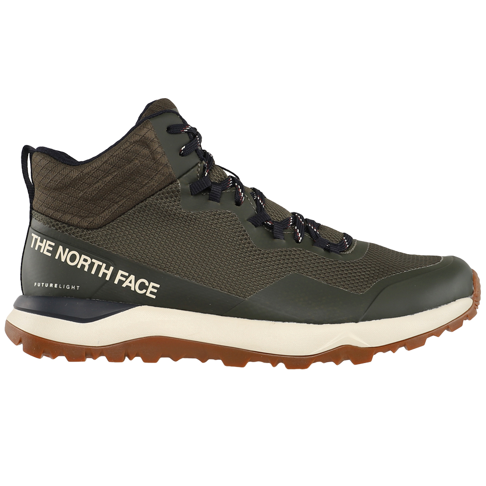 Shop Green Womens The North Face Activist Mid Futurelight Hiking Boots