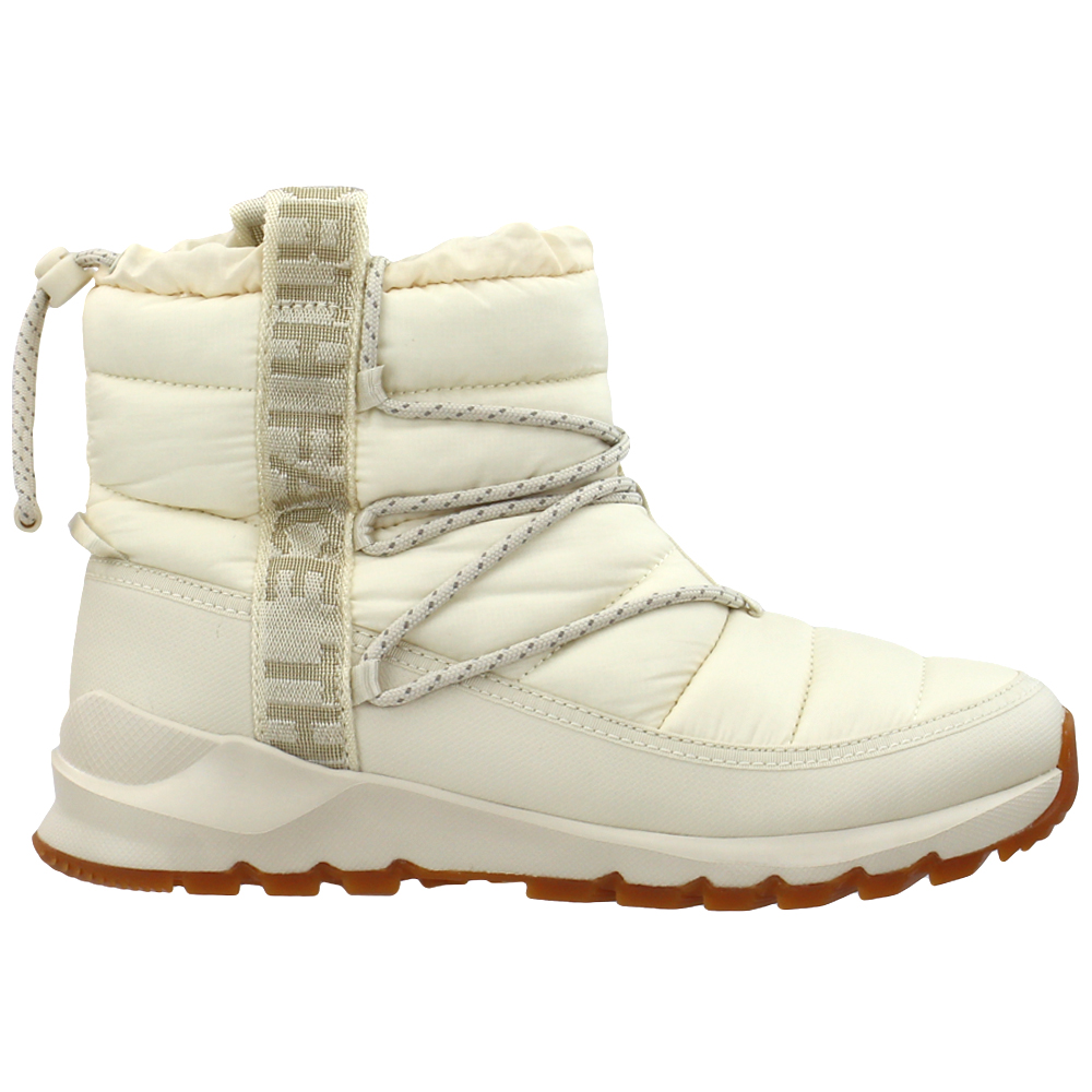 The North Face Thermoball Lace Up Snow Boots White Womens Snow & Up Boots
