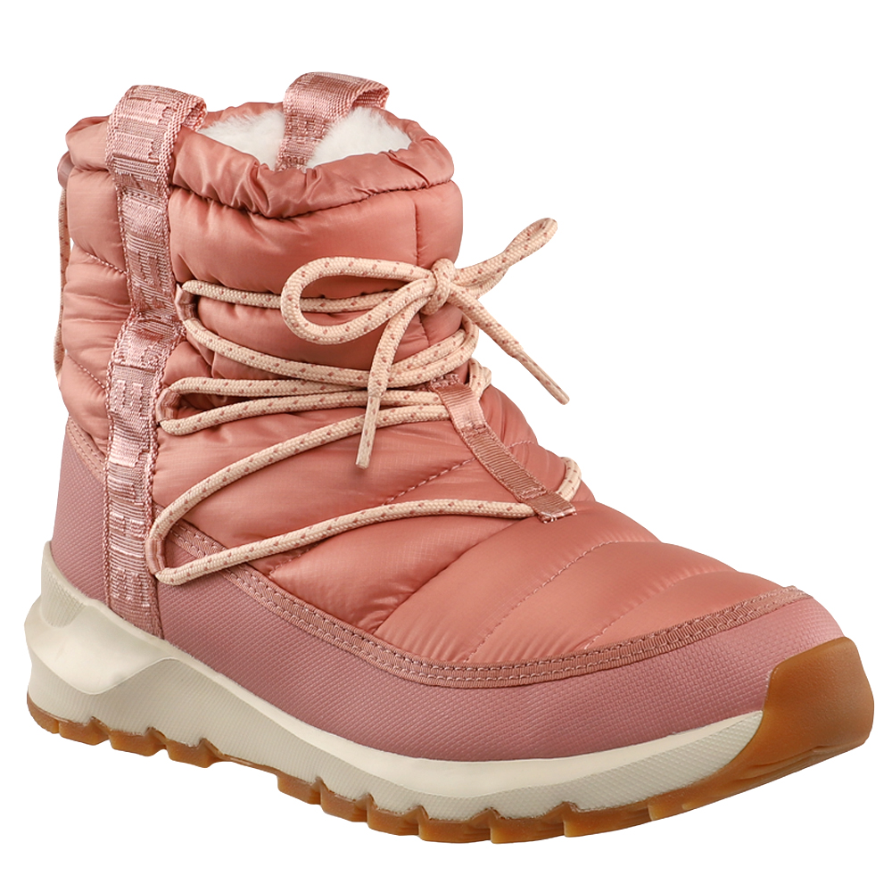 North Face Thermoball Snow Boots Pink 