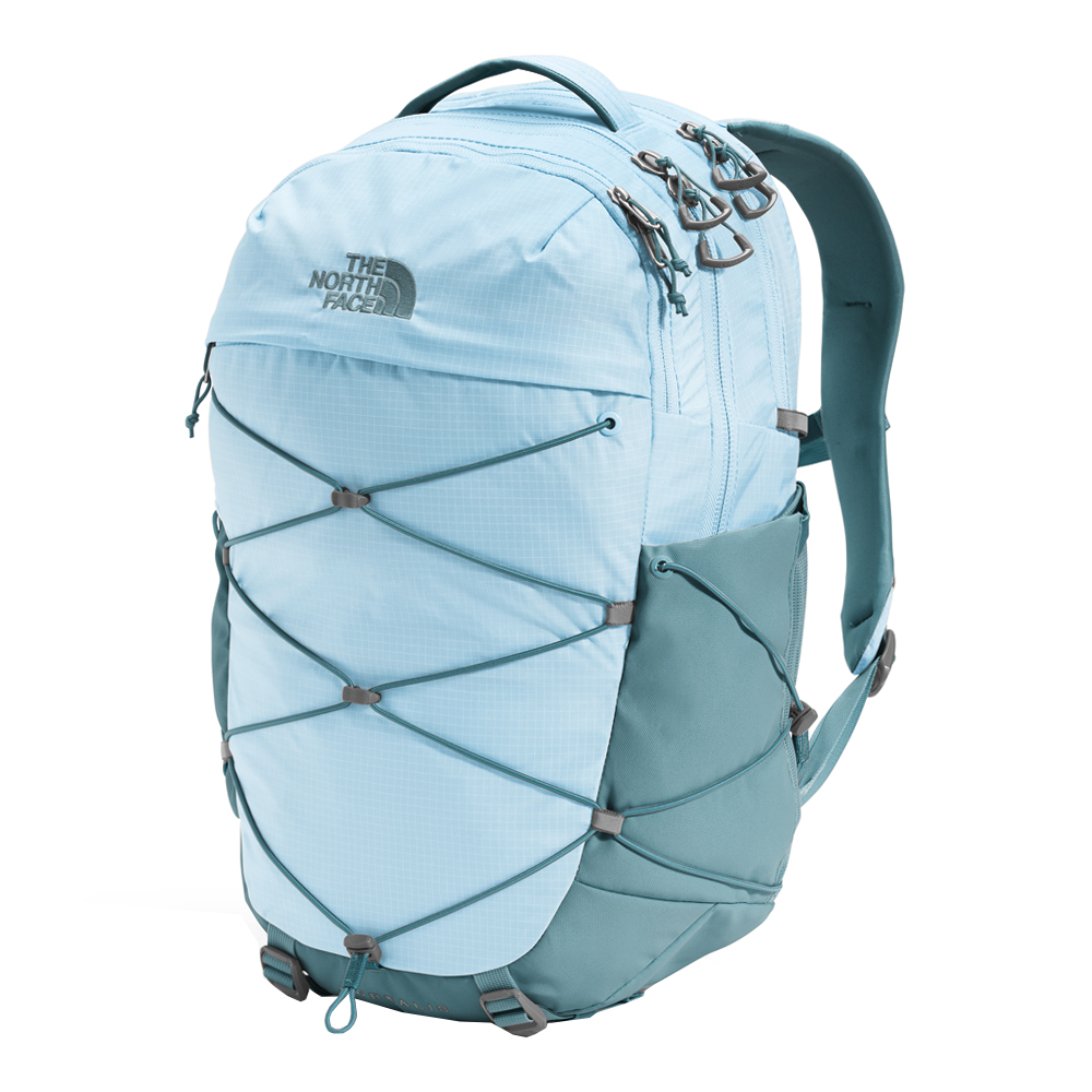 north face borealis backpack light blue