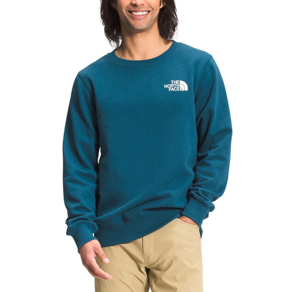 the north face box nse crew neck sweatshirt