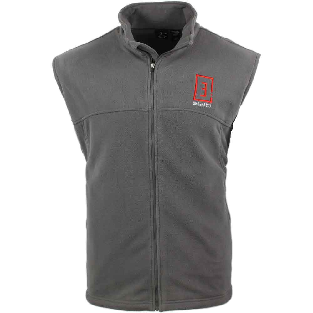Download SHOEBACCA Fleece Vest Athletic Outerwear Grey Mens - Size ...