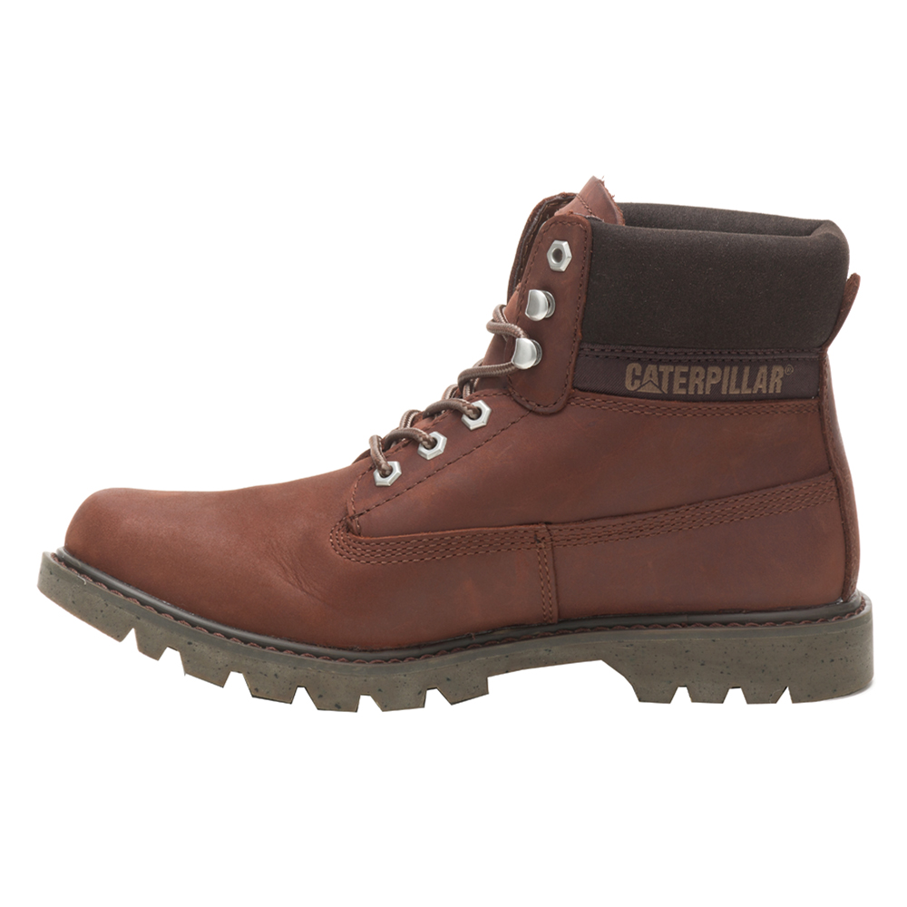 CAT Footwear Colorado Waterproof Lace Up Mens Brown Casual Boots