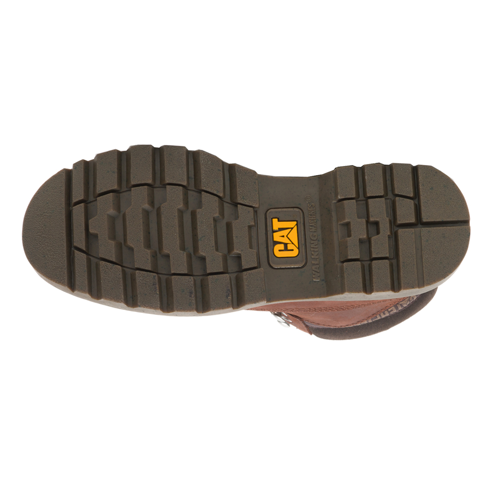 CAT Footwear Colorado Waterproof Lace Up Mens Brown Casual Boots