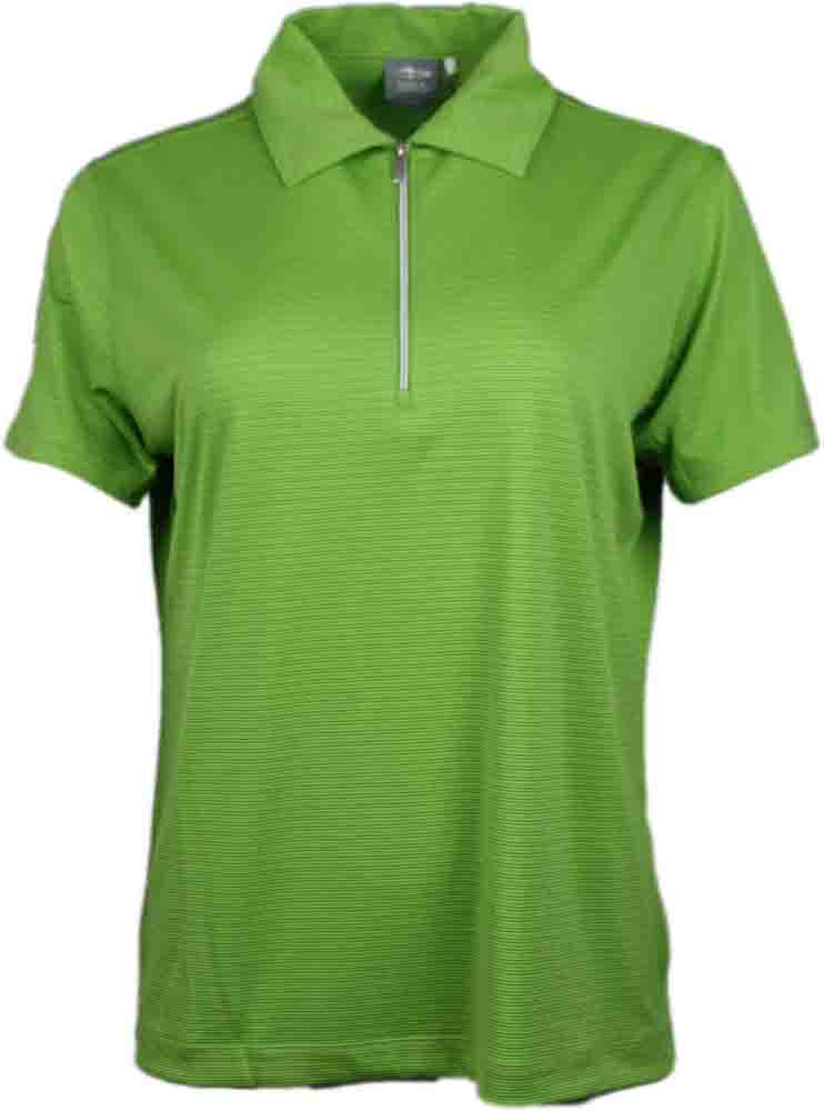 Two-Tone Stripe Short Sleeve Polo Shirt 