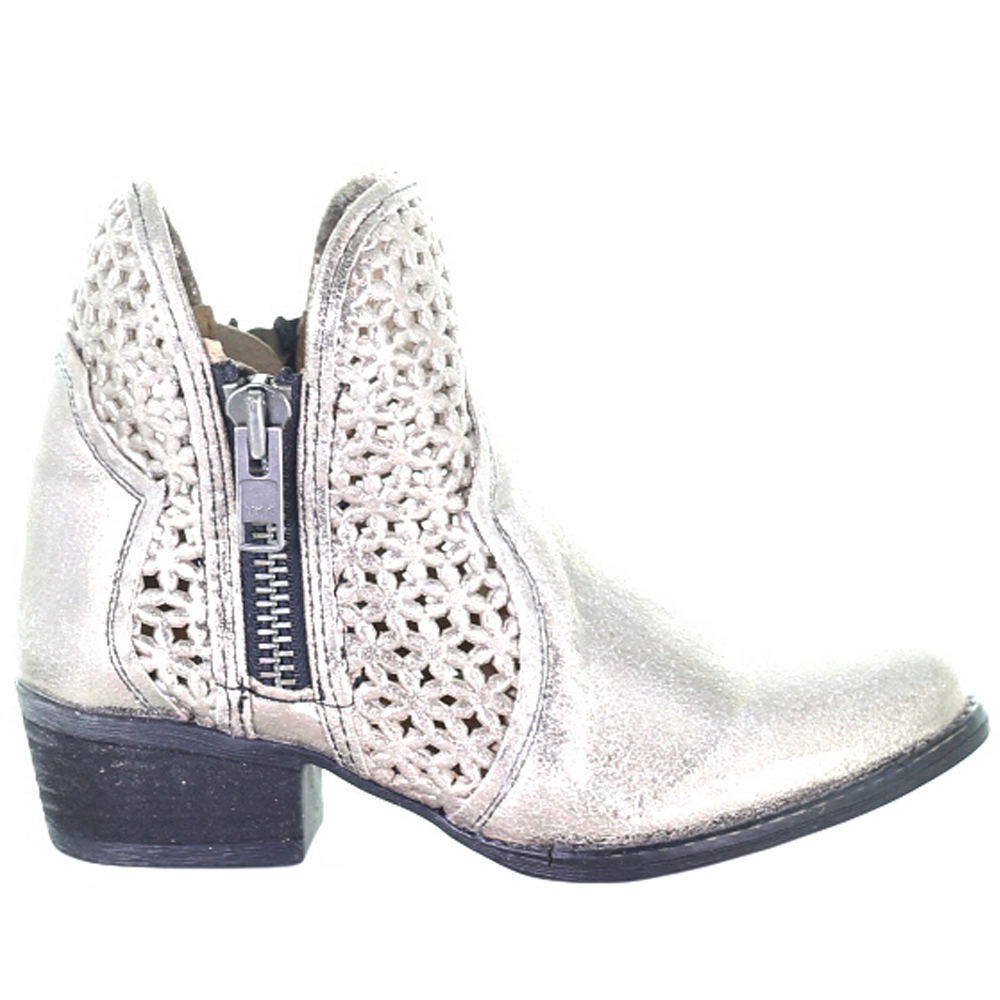 silver boots size 9