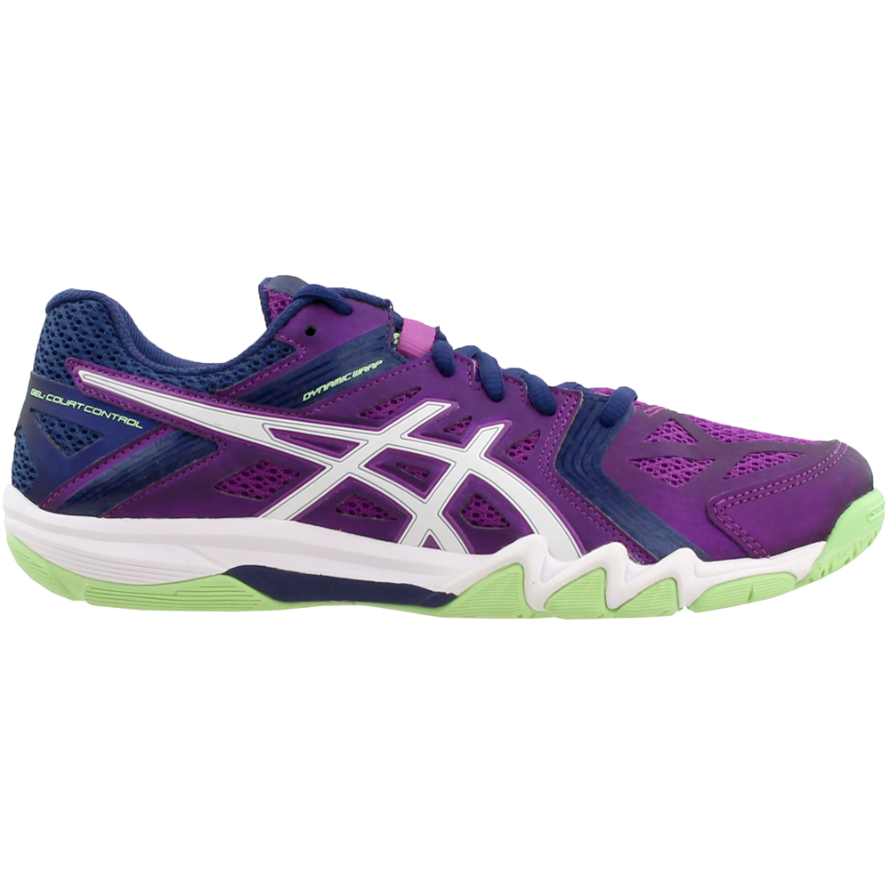 purple asics volleyball shoes