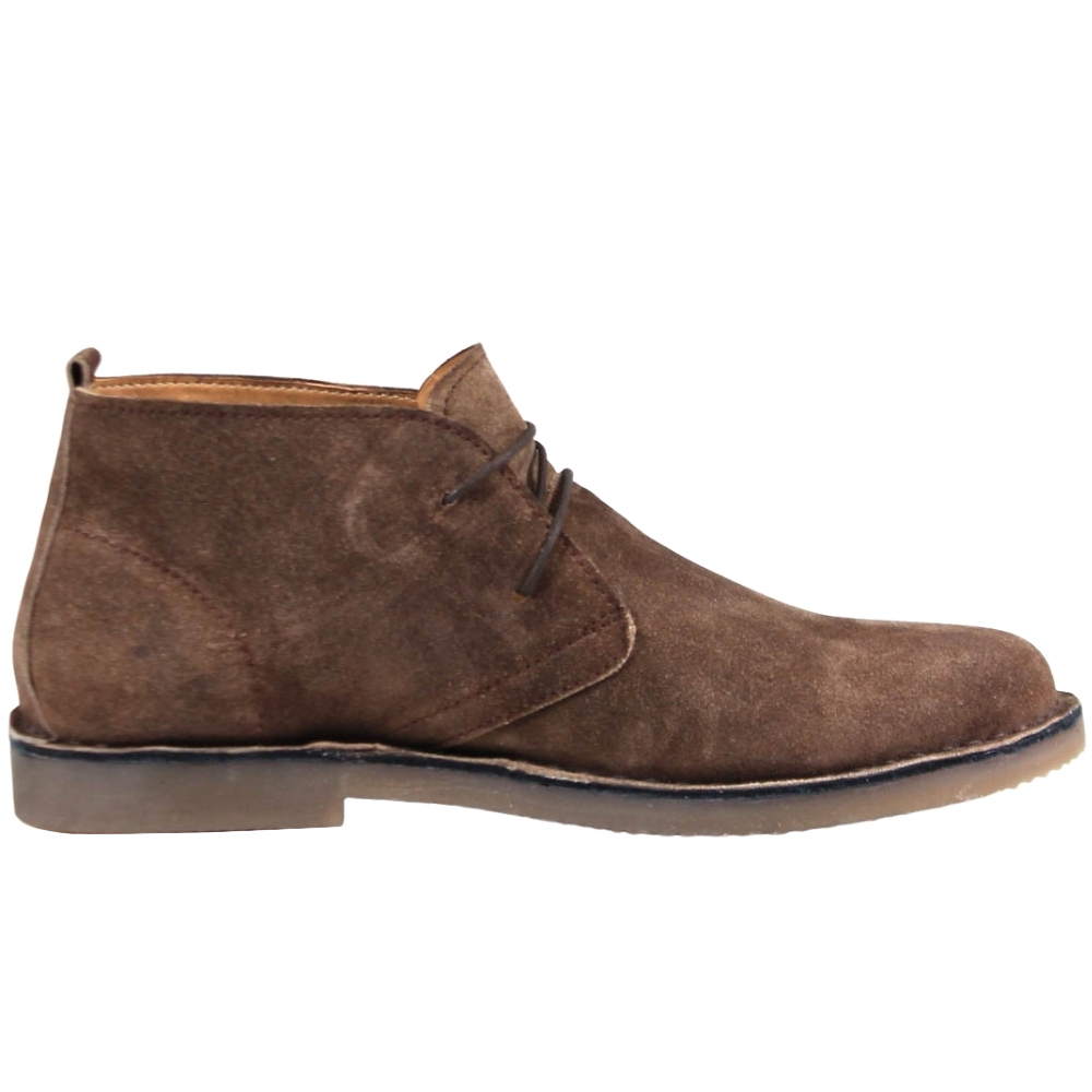 rustic asphalt chukka