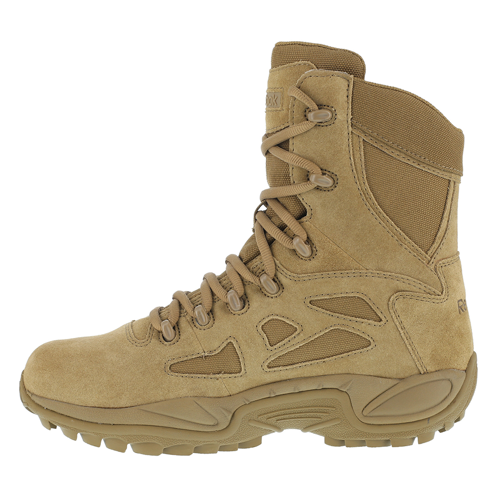 Reebok Work Rapid Response Ar670 1 Army Compliant Ocp Work Boots Brown Mens Tactical Work Safety