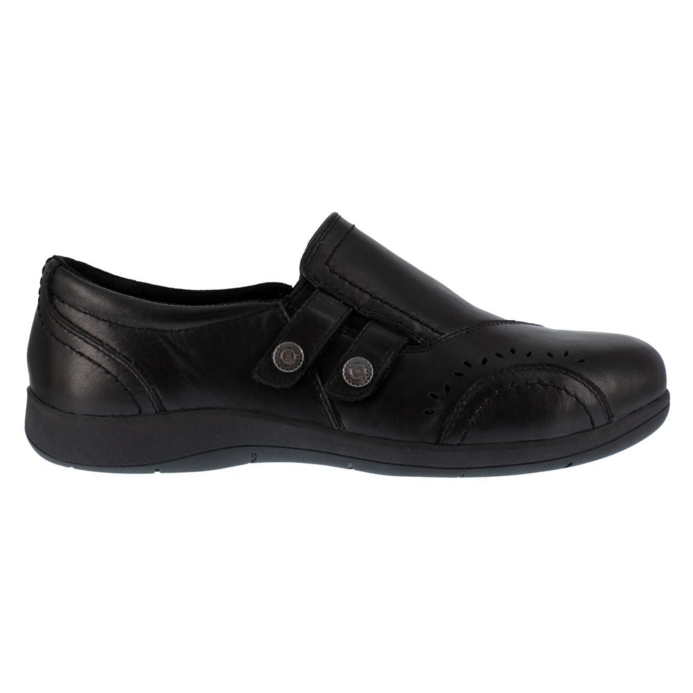 womens leather slip resistant work shoes
