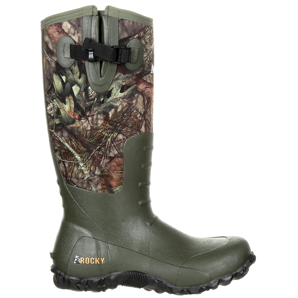 Rocky Core 16 Rubber Waterproof Outdoor Boots Green Mens Hunting Boots