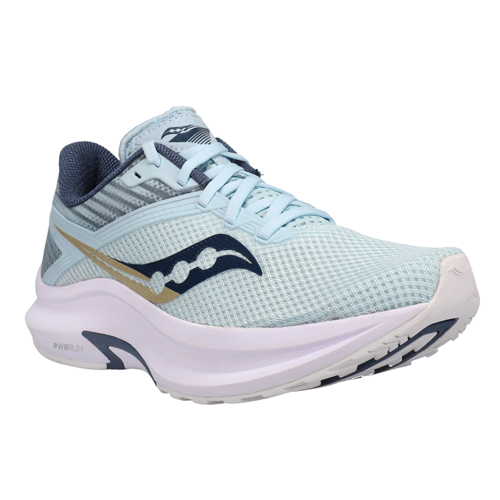 Saucony Axon Running Shoes Blue Womens Lace Up Athletic