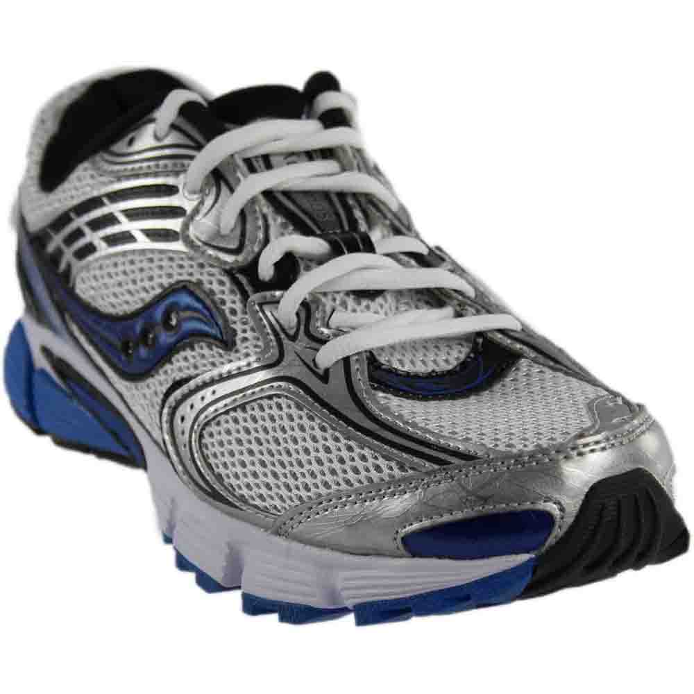 Saucony Liberate Blue, Silver Mens Lace 