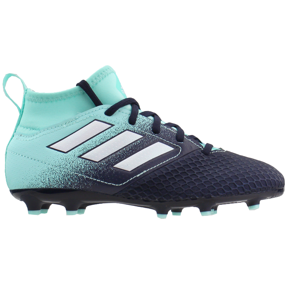 Adidas Ace 17 3 Firm Ground Soccer Cleats Little Kid Blue Boys Lace Up Athletic