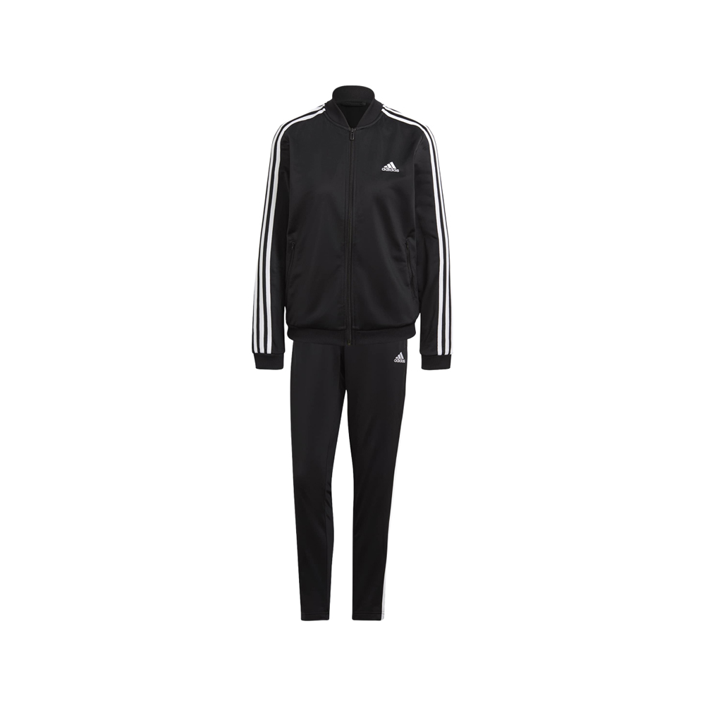 adidas Essentials 3-Stripes Track Suit Black XL - Womens Originals Track Suits