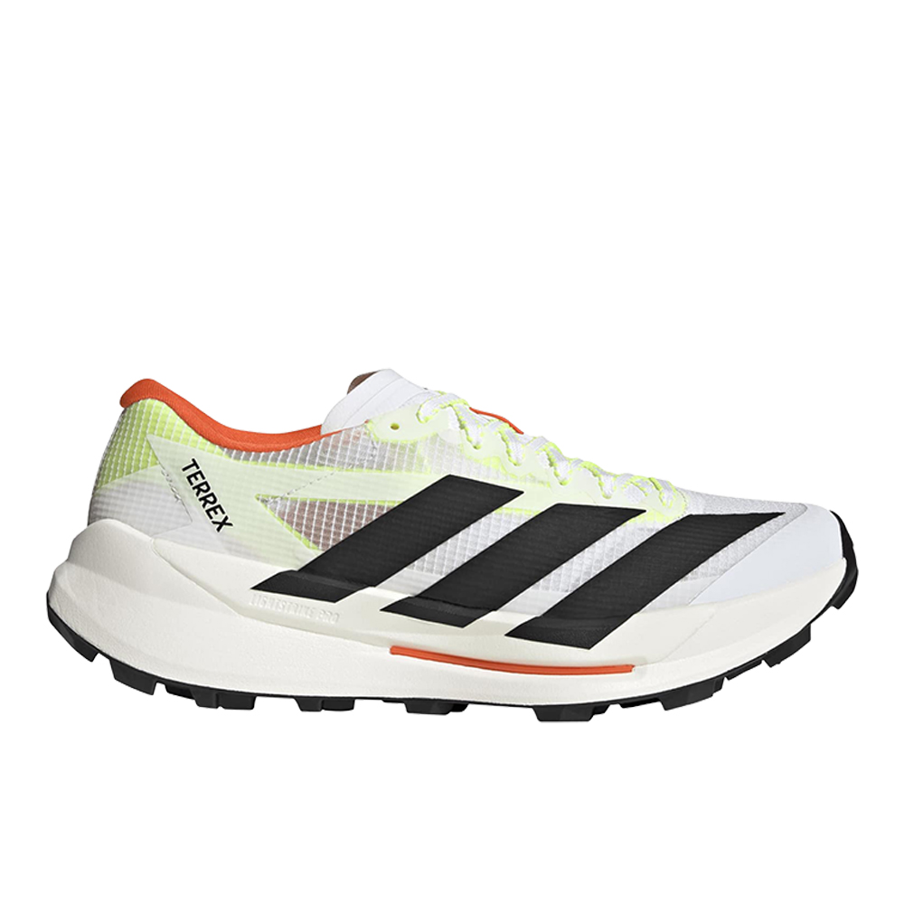 Adidas TERREX Men's Terrex Agravic TT Trail Running Shoe in Ftwr White / Core Black / Impact Orange - Size: 12
