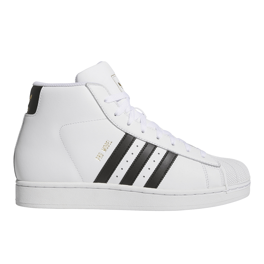 Adidas Mens Originals Pro Model - Basketball Shoes Black/White