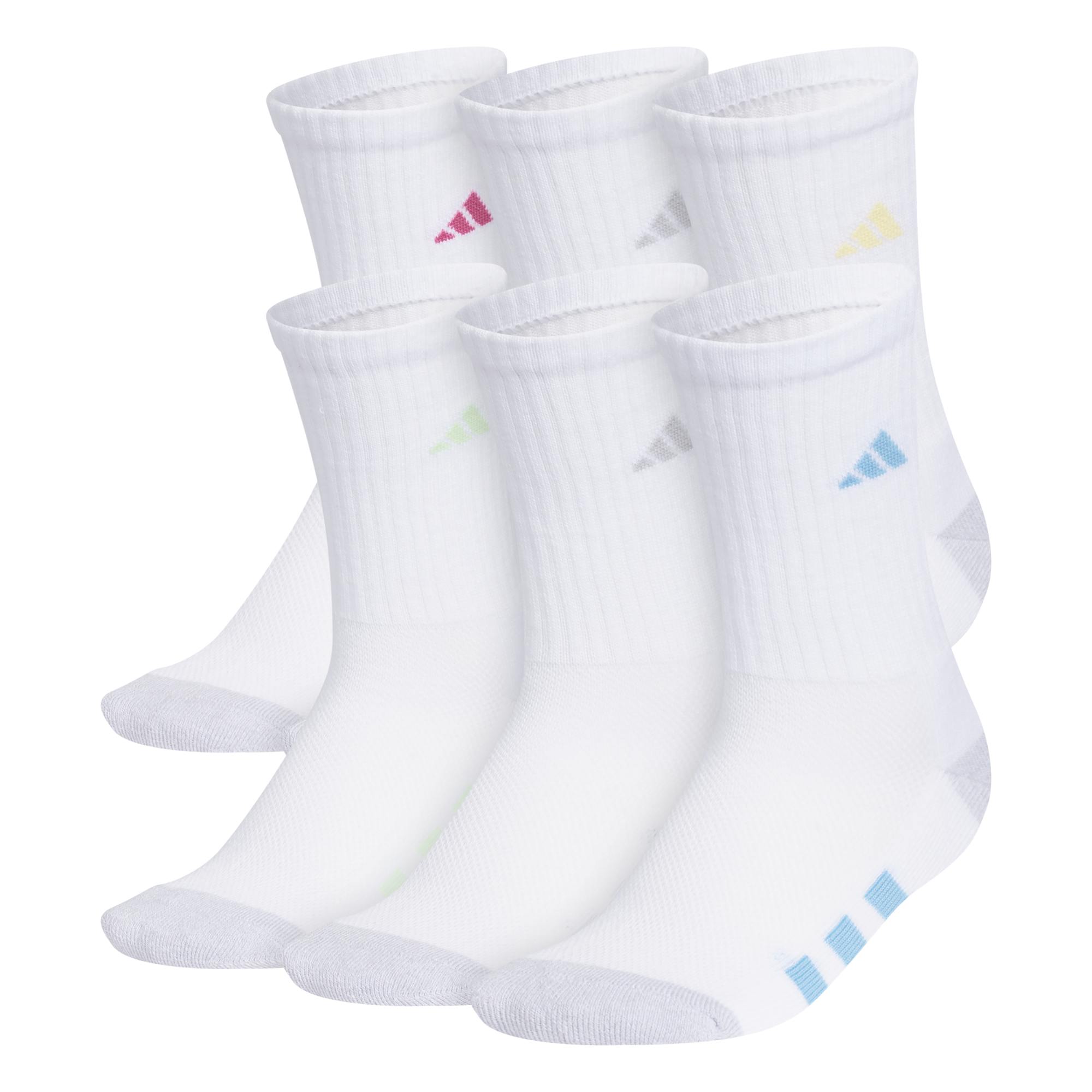 adidas Athletic Cushioned 6-Pack Crew Socks