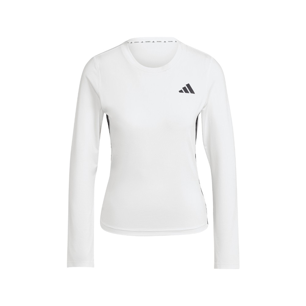 adidas Essentials Long Sleeve 3-Stripes Workout Long-Sleeve Top