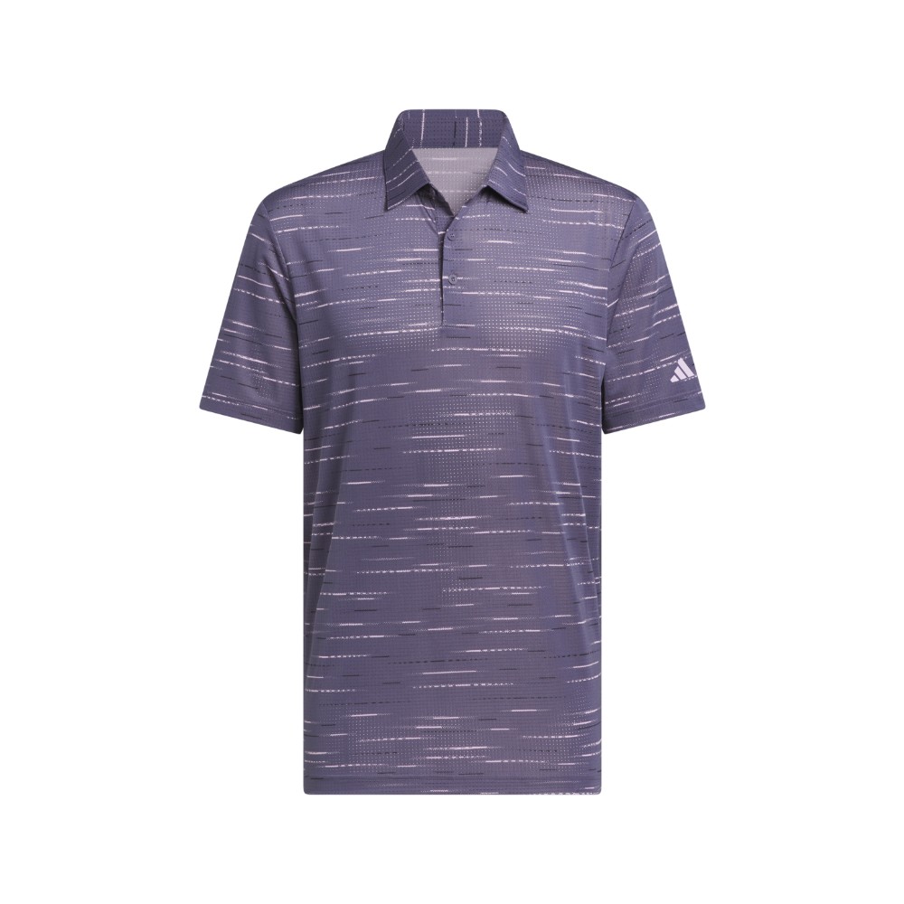 adidas Ultimate365 Mesh Glimmer Print Polo Shirt