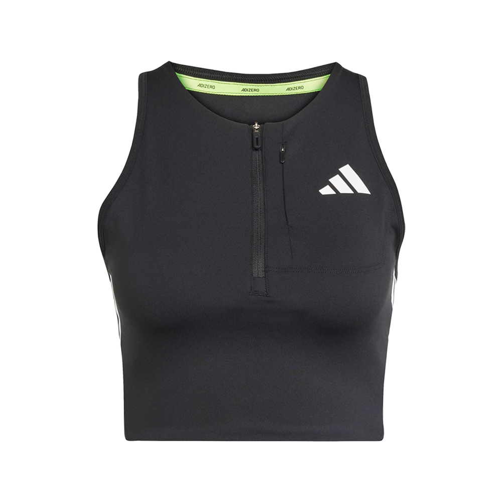 adidas Adizero Running Gel Pocket Crop Long-Sleeve Top