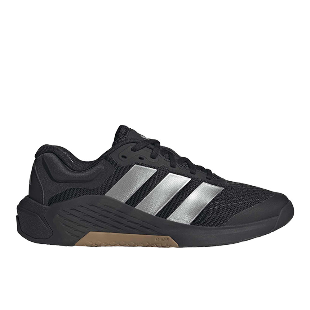 adidas Women's Dropset 4 Power Training Shoes, Size 8, Core Black/Iron Metallic
