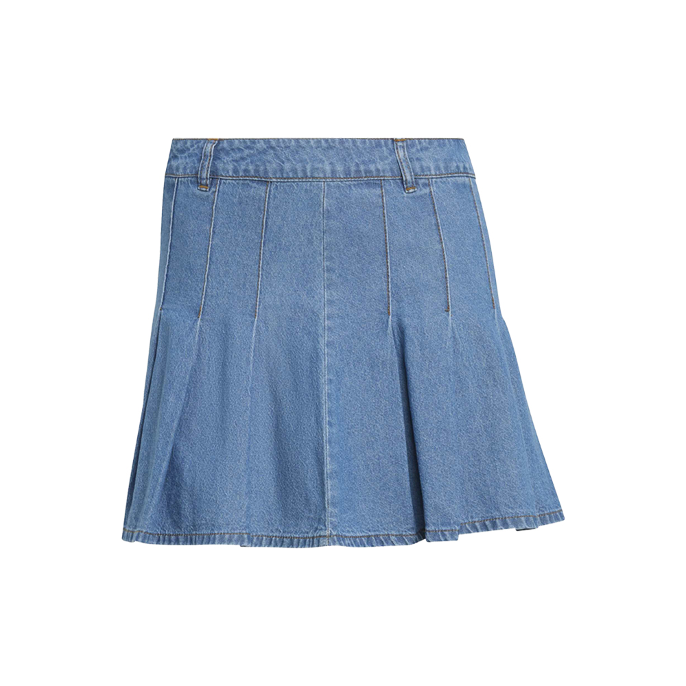 Adidas Womens Denim Skirt - Blue/Indigo Denim