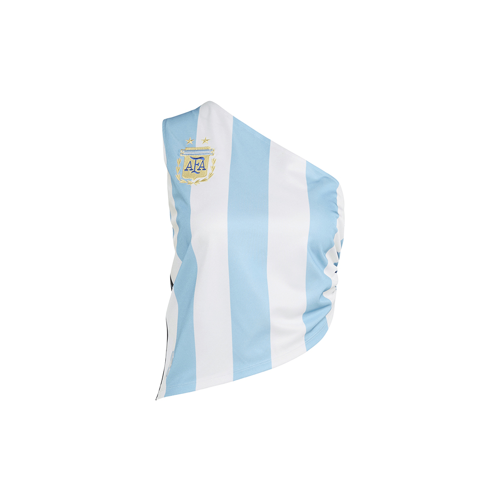 Adidas Women's World Cup Argentina Reconstructed Bringback Jersey in Stripe - Size XS