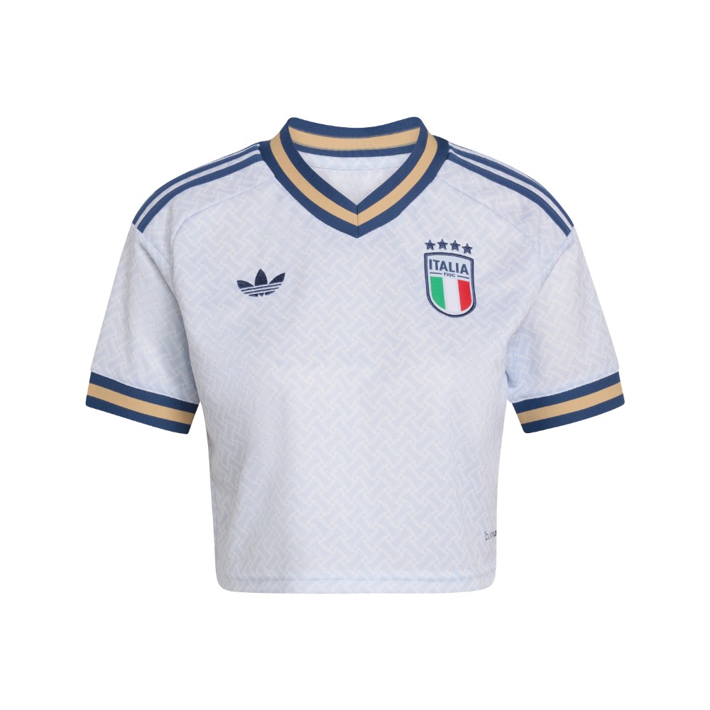 Adidas Women's Light Blue Italy National Team 2026 Away Replica Cropped Jersey - Light Blue