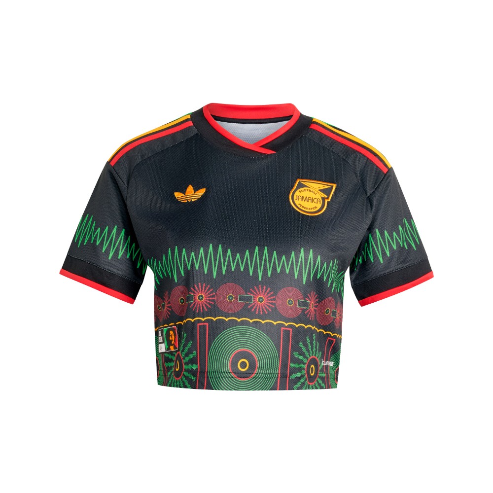 adidas Jamaica 26 X Bob Marley Away Cropped Jersey