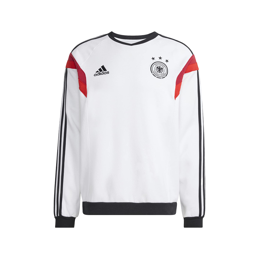 adidas Adult Germany 2014 Bringback Crewneck Sweatshirt, Men's, XXL, White