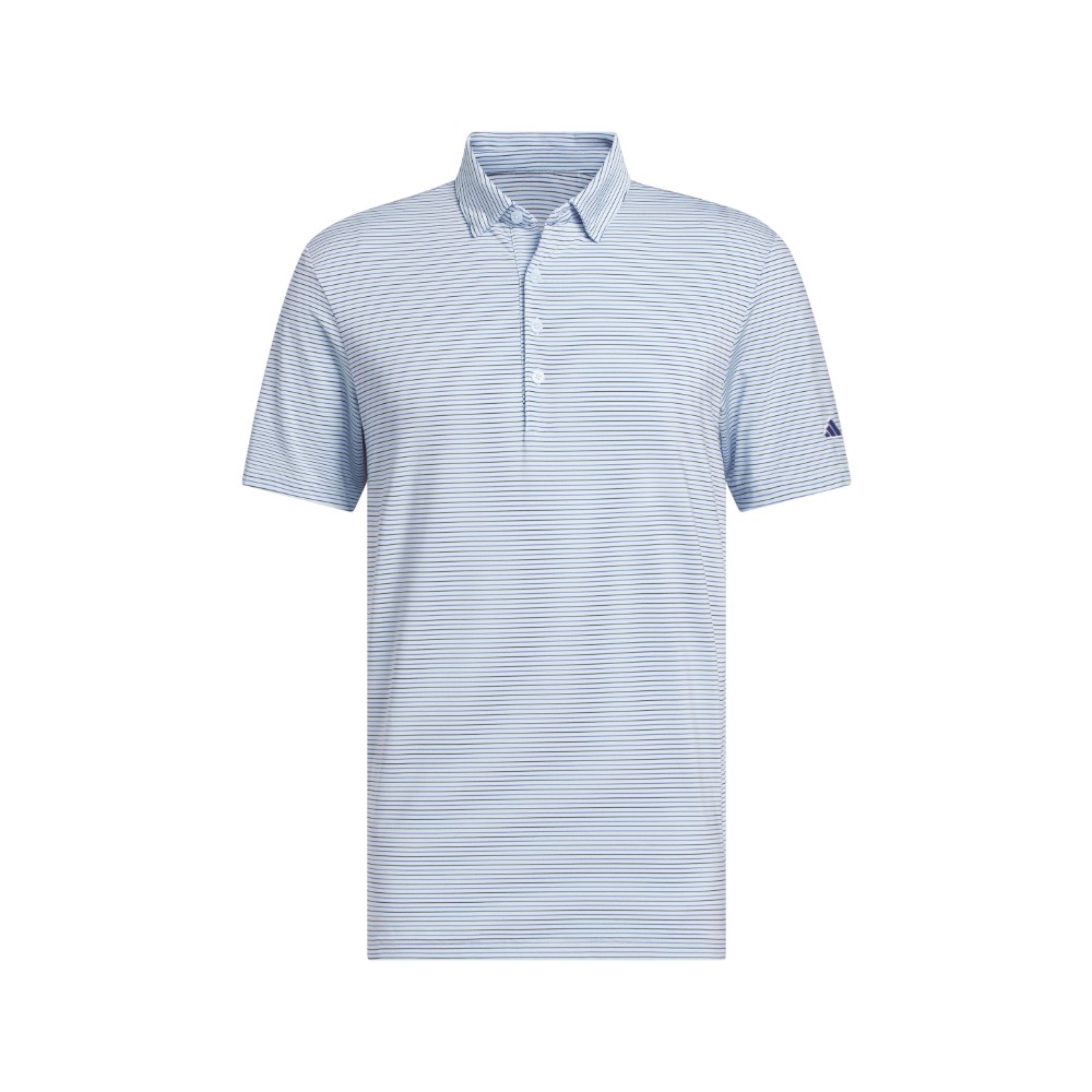 adidas Ultimate365+ Three Color Stripe Polo Shirt