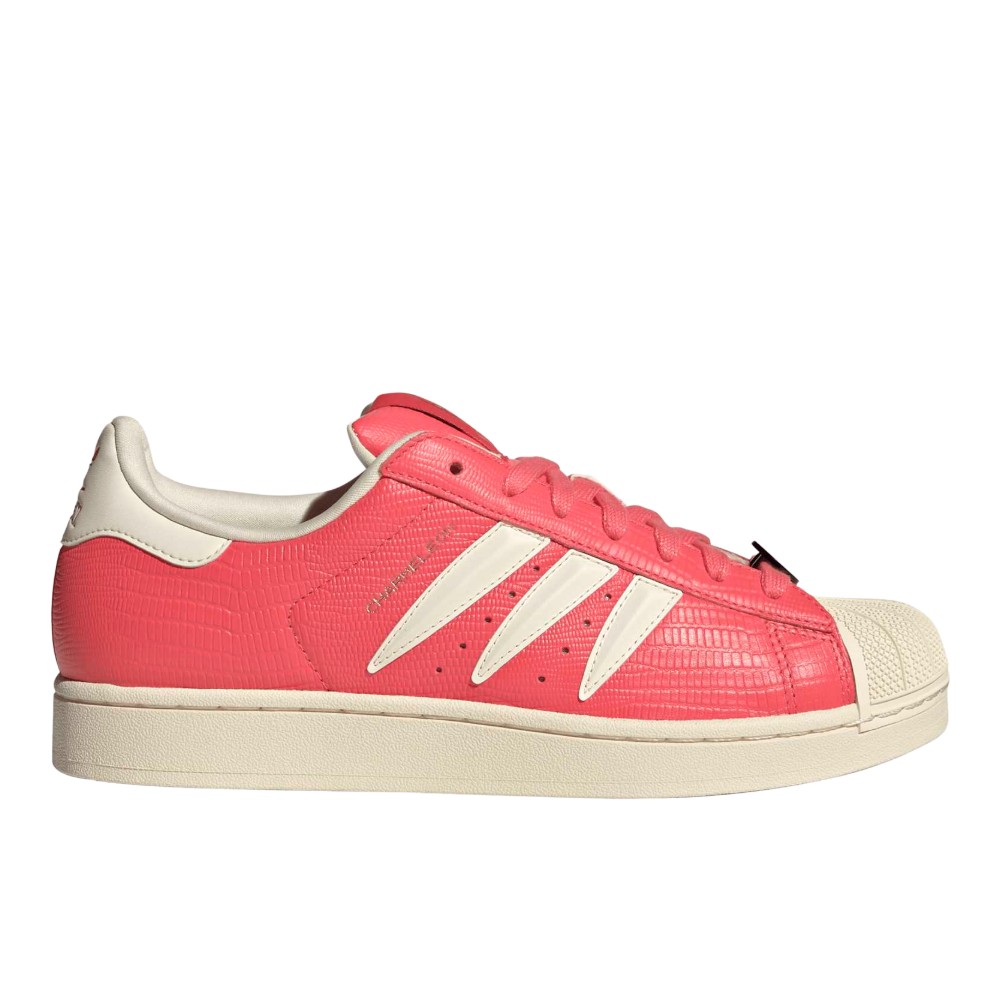 adidas Men's Originals x Pokémon Superstar II Charmeleon Casual Shoes in Preloved Scarlet/Preloved Scarlet/Cream White Size: 10.5