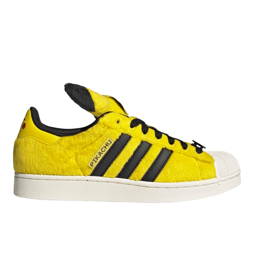 ADIDAS Pokémon SUPERSTAR II SHOES Yellow M 12 / W 13 - Mens Originals Shoes