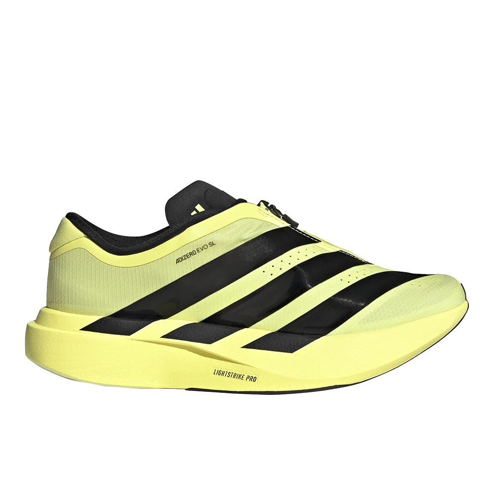 adidas Adizero EVO SL Zip Running Shoes Frozen Lemon 10.5 - Womens Running Shoes