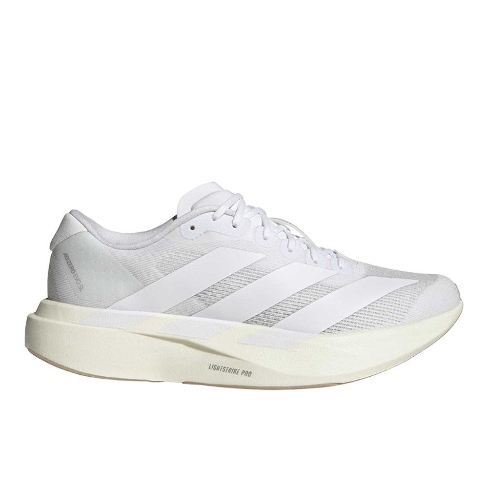 adidas Adizero EVO SL Shoes Cloud White 5 - Womens Running Shoes