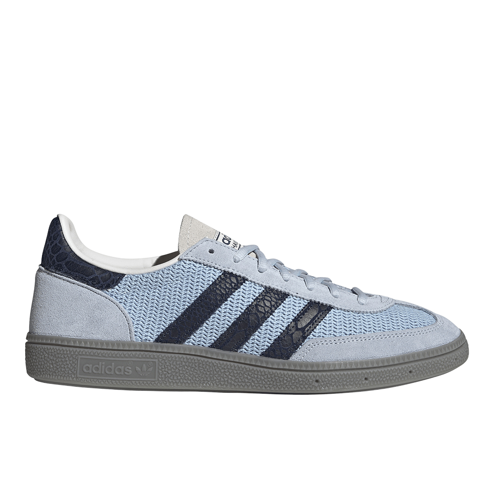 adidas Men's Originals Handball Spezial Textile Casual Shoes in Clear Sky/Night Indigo/Crystal Sky Size: 8.0