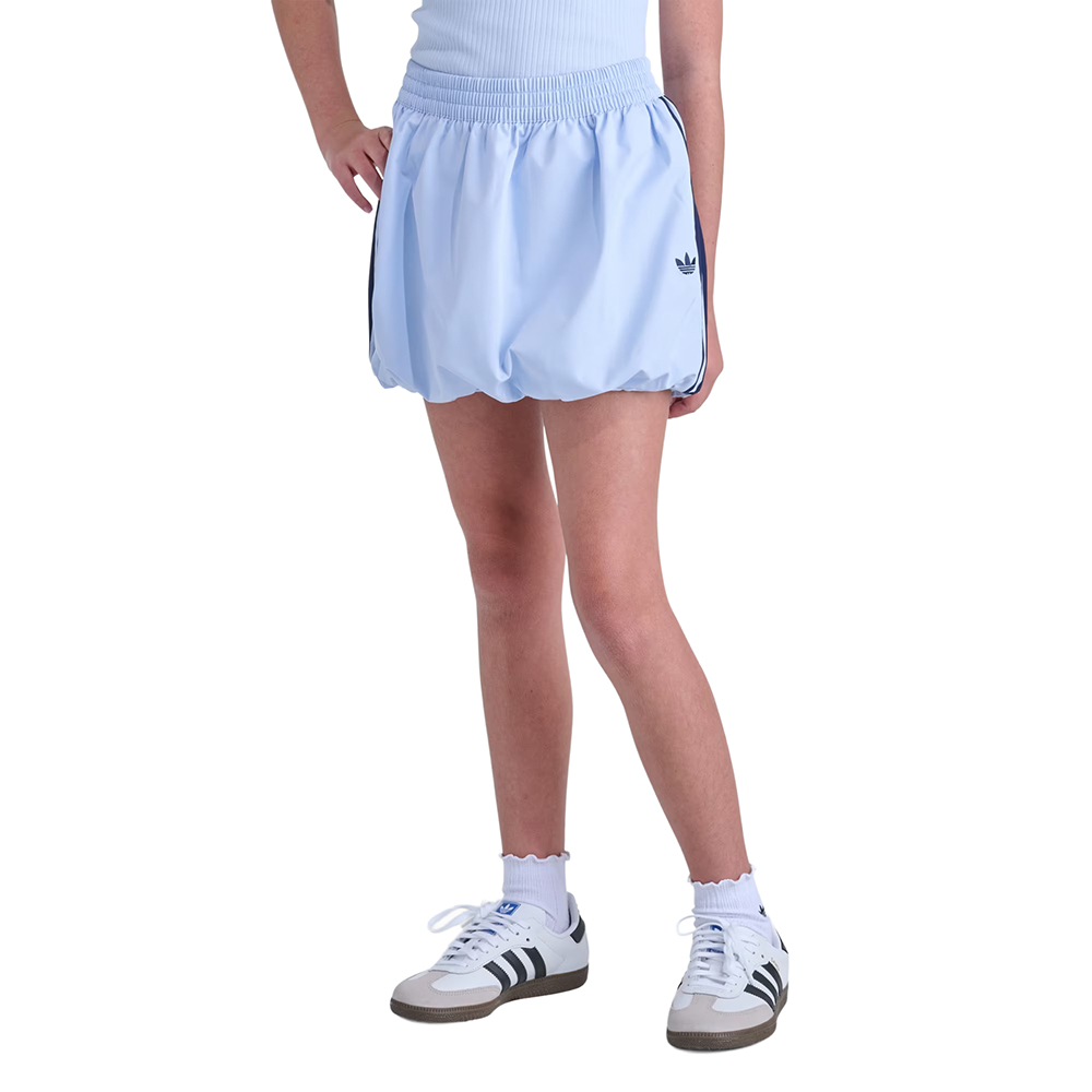 adidas Girls' Woven Bubble Skort, Small, Crystal Sky