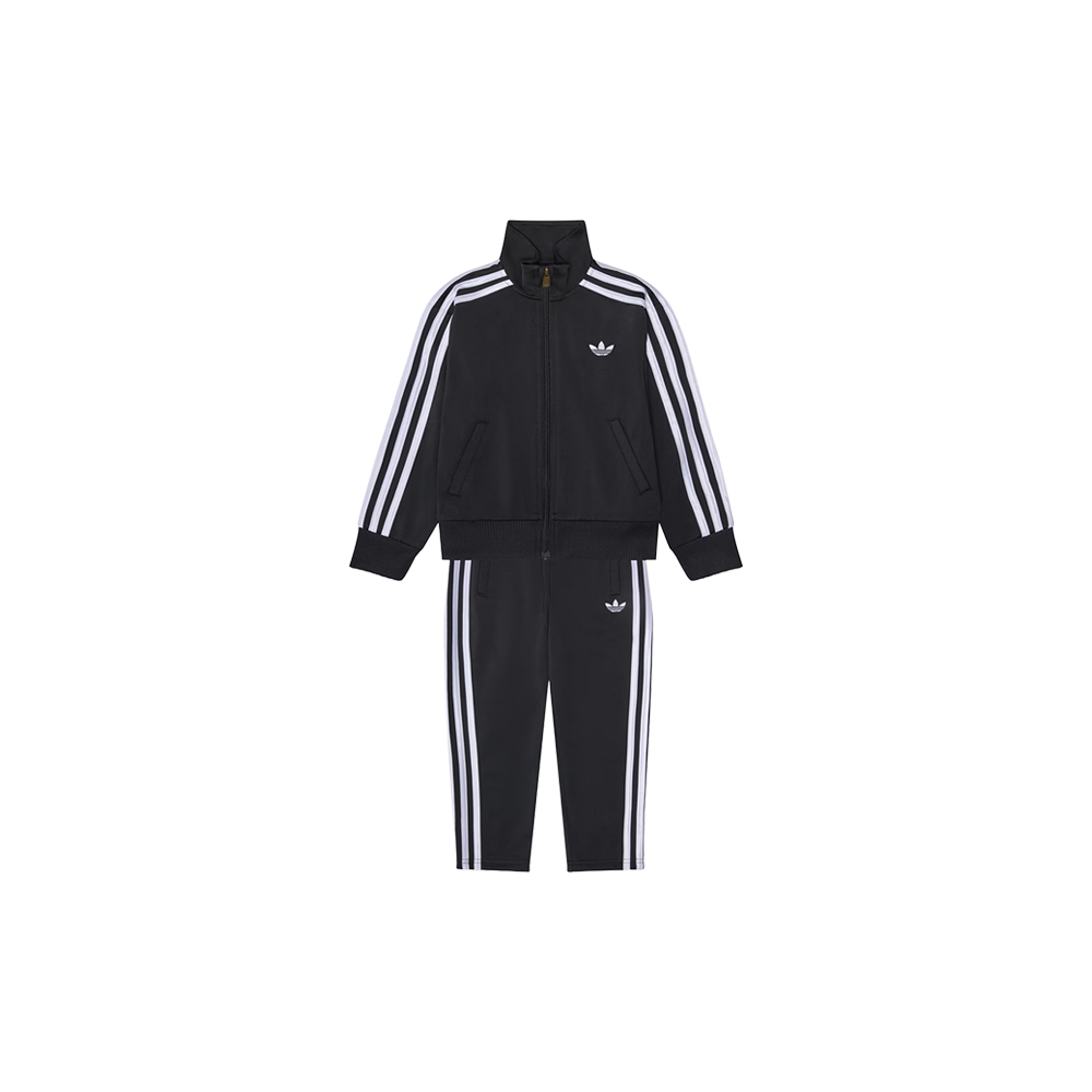 Boys Infant adidas Firebird Jacket Pant Set - Boys' Infant Black/White Size 18MO