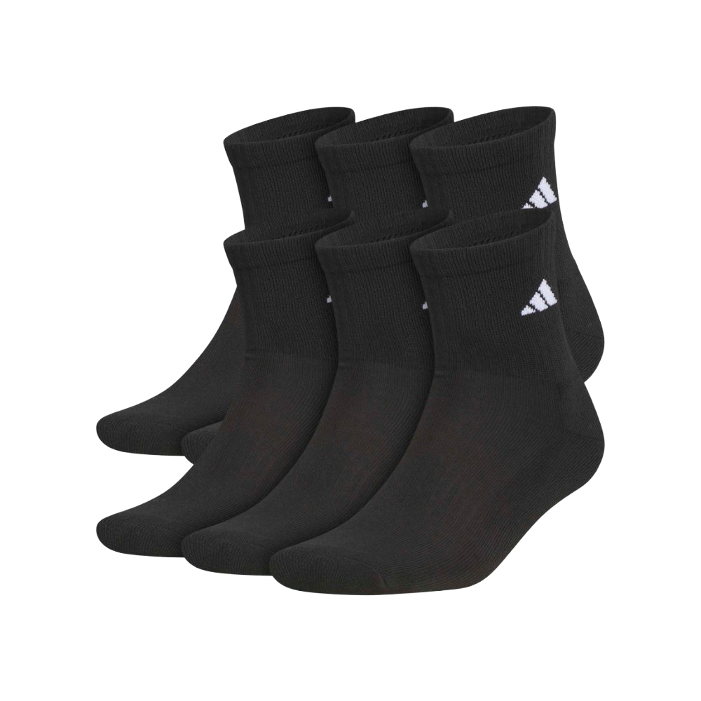 adidas Classic Cush 6pk High Quarter Socks