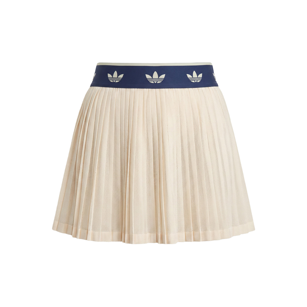 adidas Originals Trefoil Printed Elastic Waistband Mesh Skort
