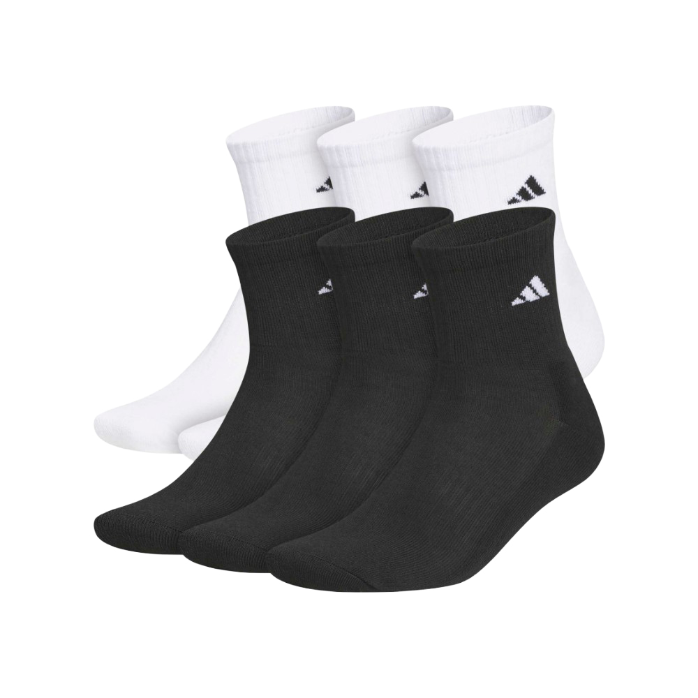adidas Classic Cush 6pk High Quarter Socks
