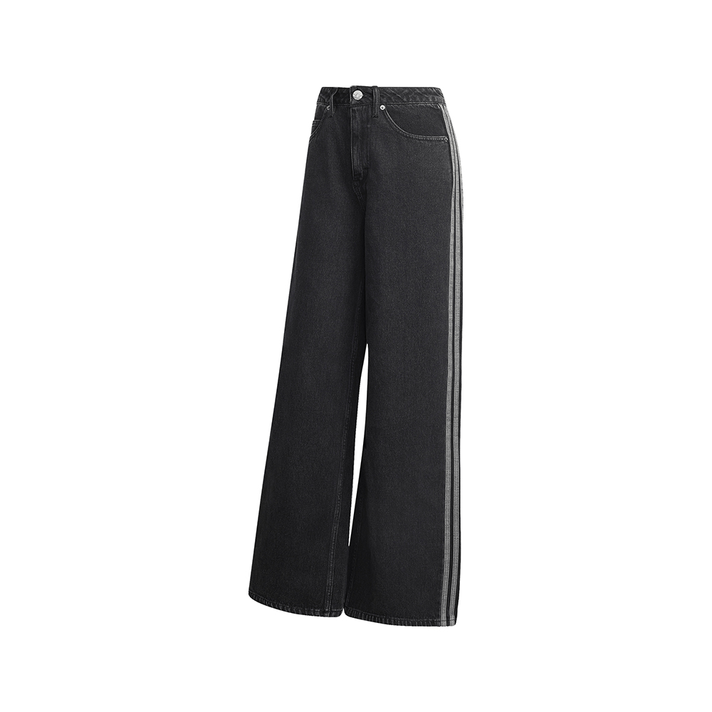 adidas High Rise Wide Leg Denim Pant