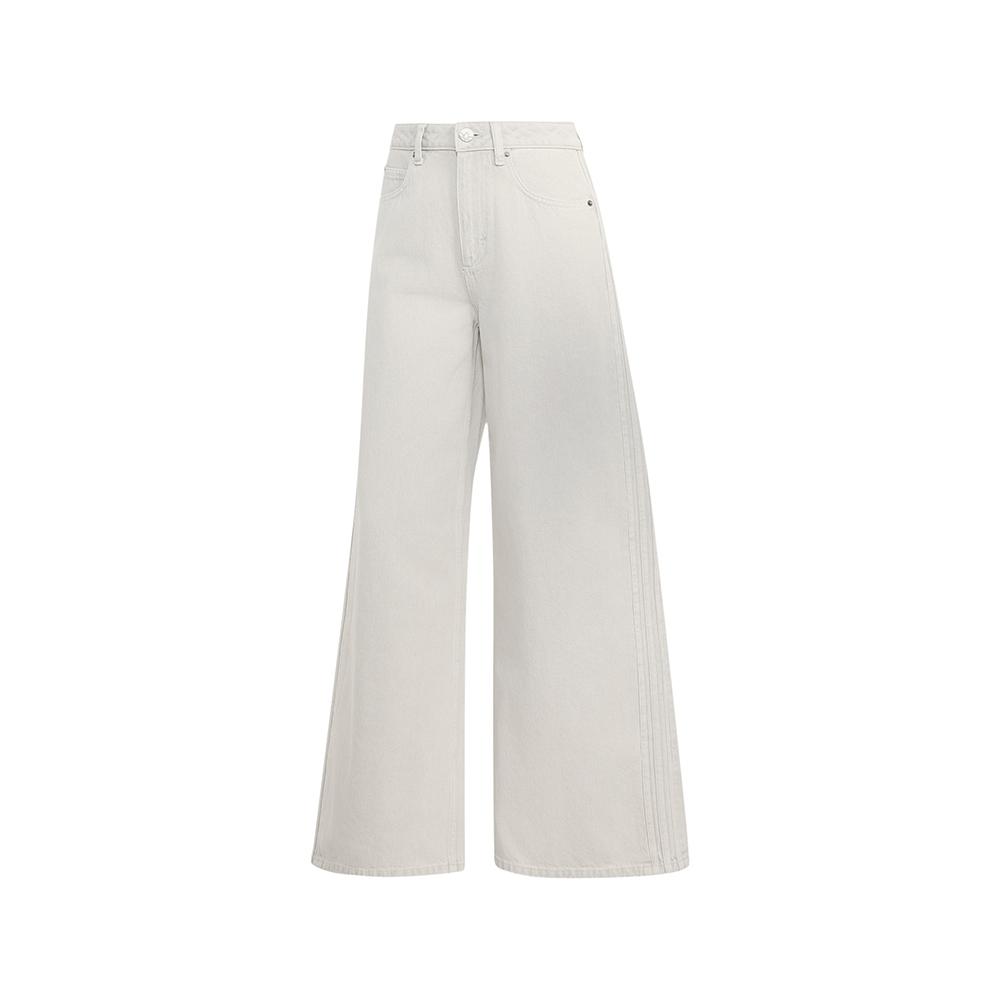 adidas High-Rise Wide-Leg Denim Pants