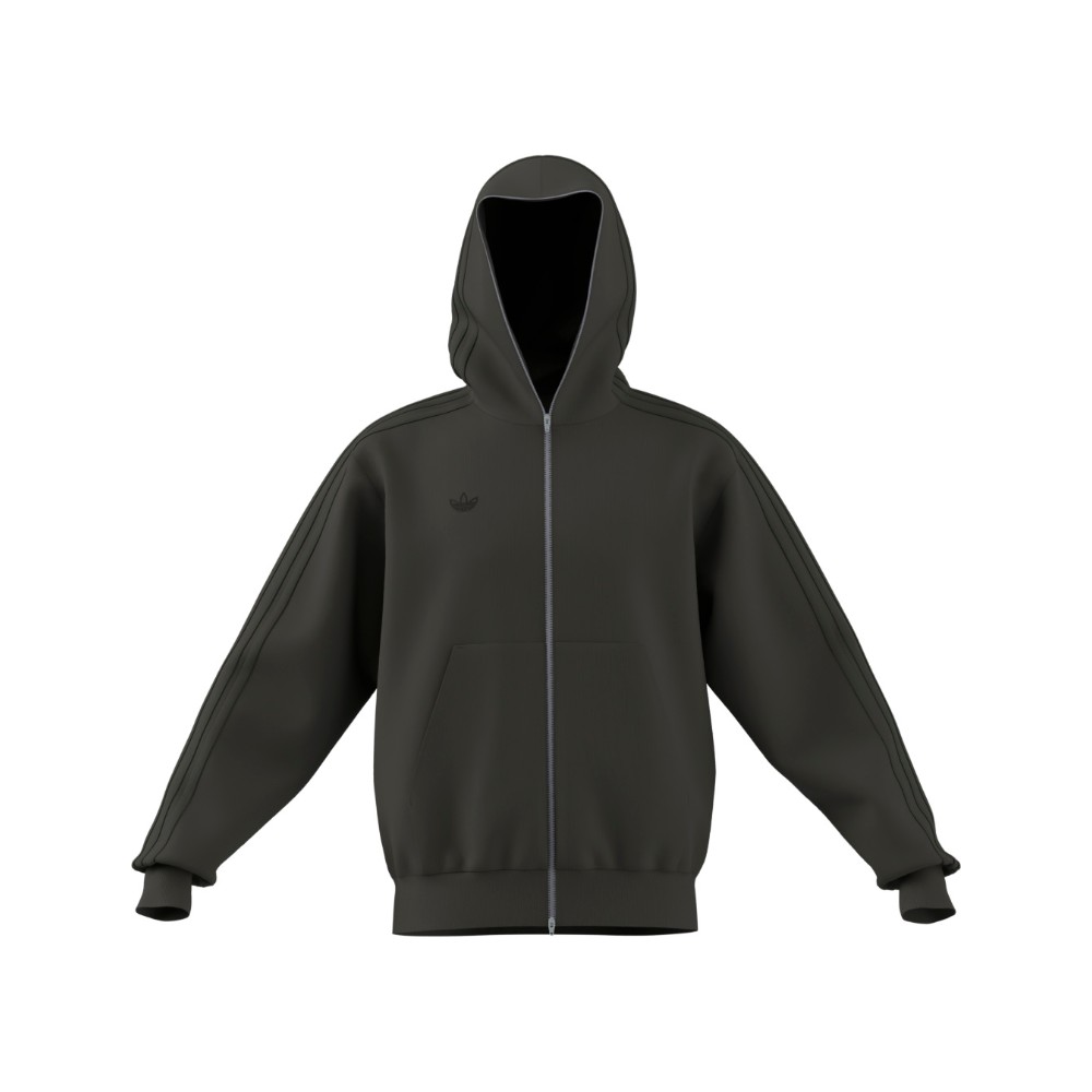 adidas SKATEBOARDING x TYSHAWN WASHED FULL ZIP TRACK JACKET Grey M - Mens Skateboarding Jackets