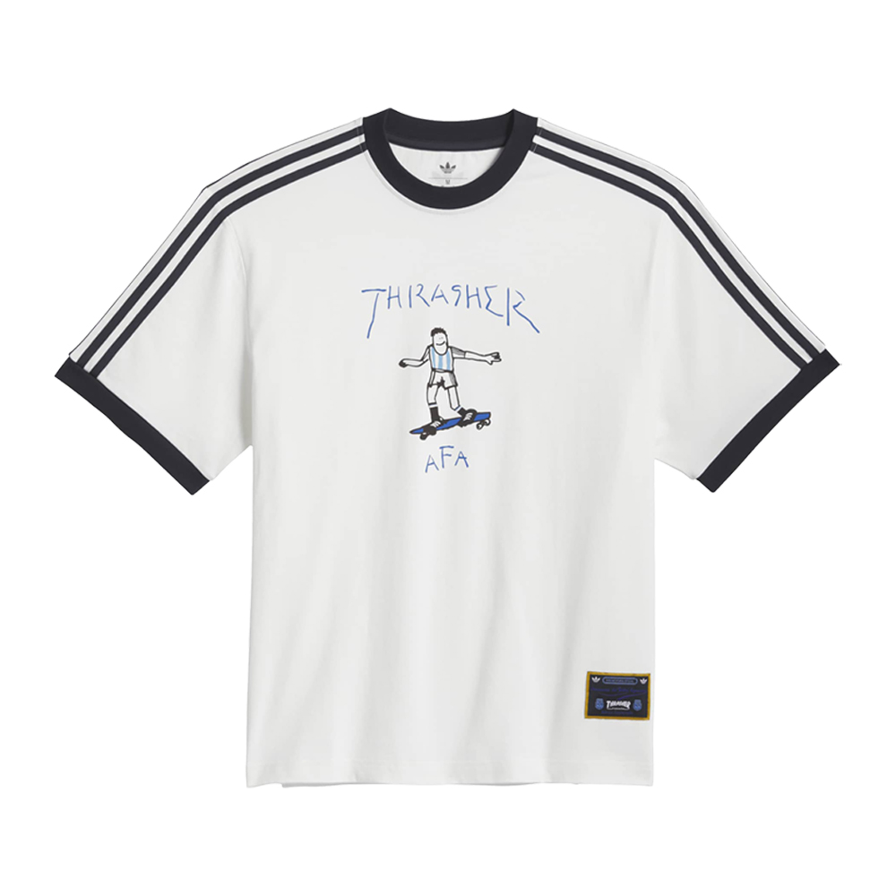 adidas Thrasher X Argentina Gonz Ringer T-Shirt